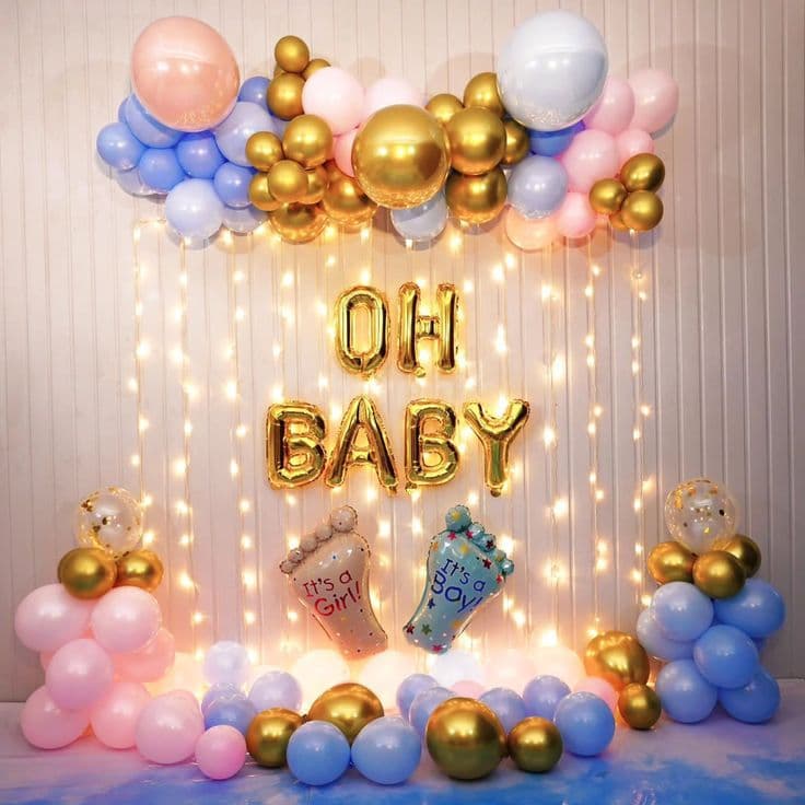 Baby Reveal Setup